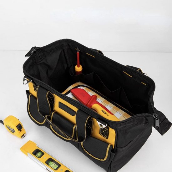 Gereedschapstas Draagbaar Met één Schouder Canvas Schoudertas Hardware Gereedschapstas Werktas Heren Voor De Bouw