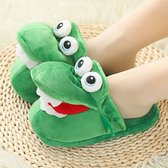 Generisch Leuke pantoffels voor dames, warme katoenen zachte pantoffels