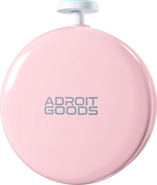 AdroitGoods Elektrische Baby Nagelvijl - Baby Nagelknipper - Manicureset Baby - Nagelschaartje - 6 Vijlen - Incl. Batterij - Roze van AdroitGoods — afbeelding 4