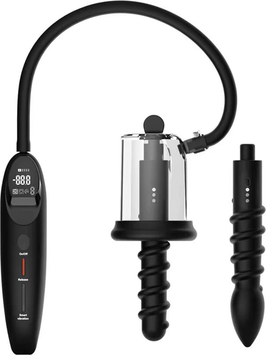Goedkoopste Automatische anale prostaat massage pomp - Vibrerend - Vacuüm - Zuigen - Triple anaal pomp - Stimulatie - Zeer luxe uitvoering