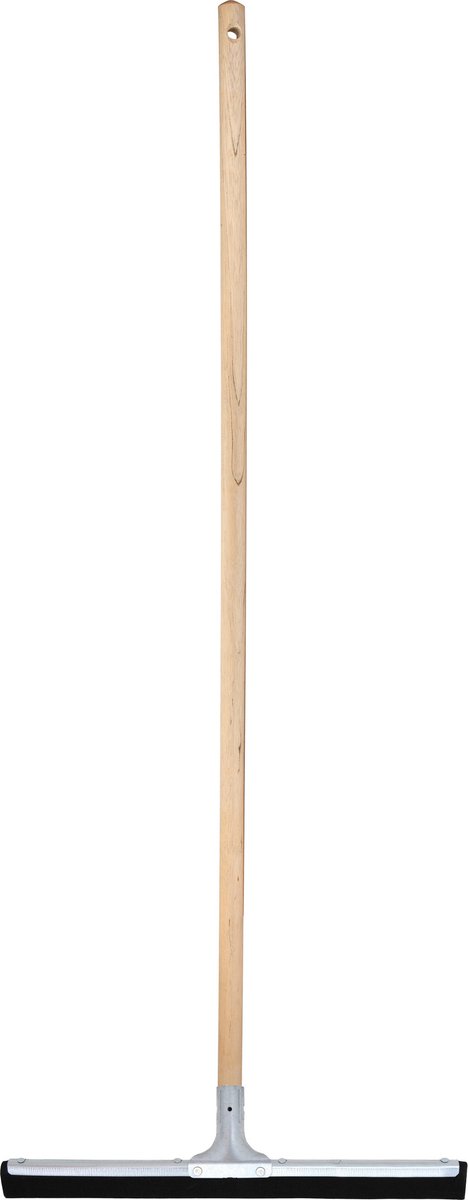 Goedkoopste MSV Vloertrekker/douchetrekker voor water - metaal/natuurrubber - breedte 44 cm - houten steel 130cm