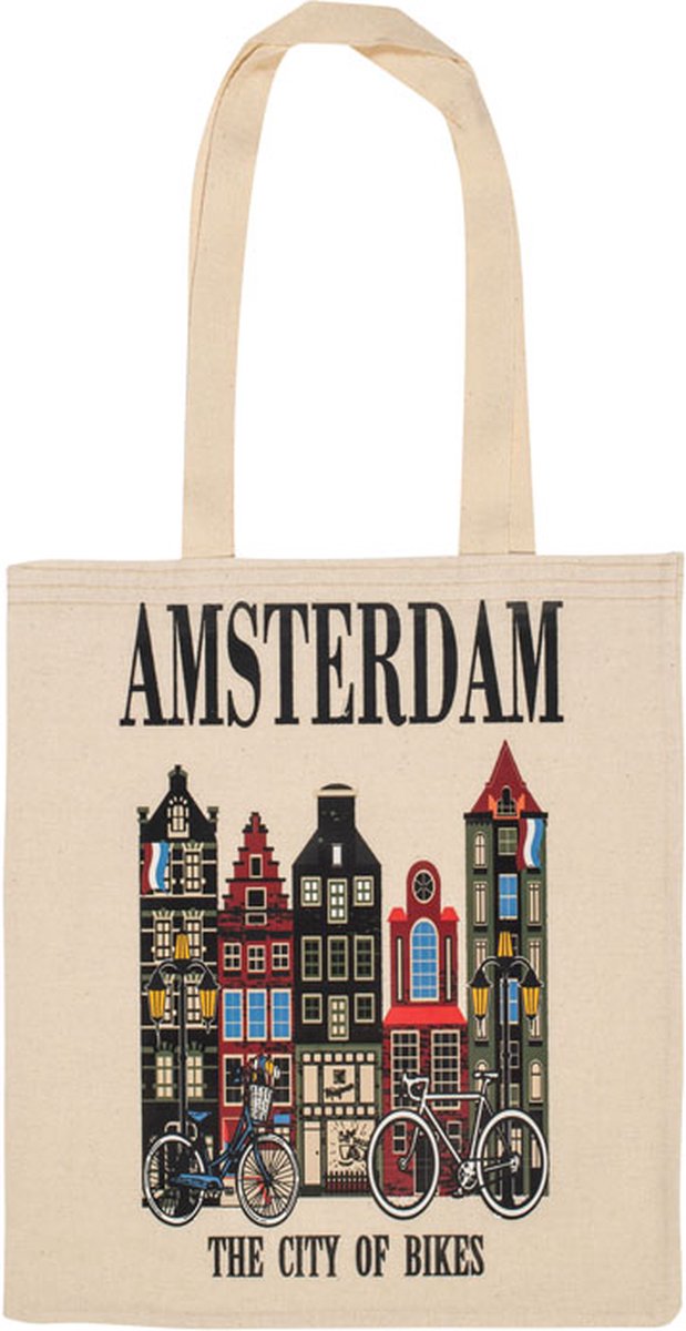 Canvas Tas - Canal House House green Amsterdam - katoenen tas - schoudertas dames - tassen dames - schoudertassen