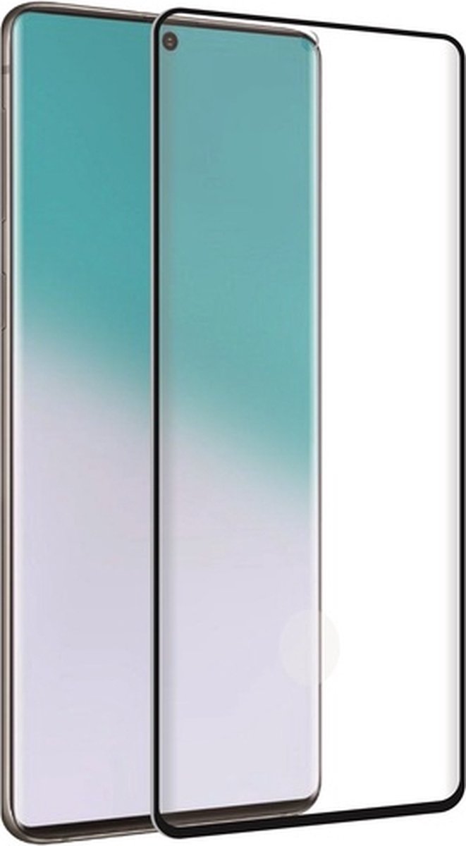 Muvit, Schermbeschermer Geschikt voor Samsung Galaxy S20 Ultra / 5G Antibacterieel, Doorzichtig zwart