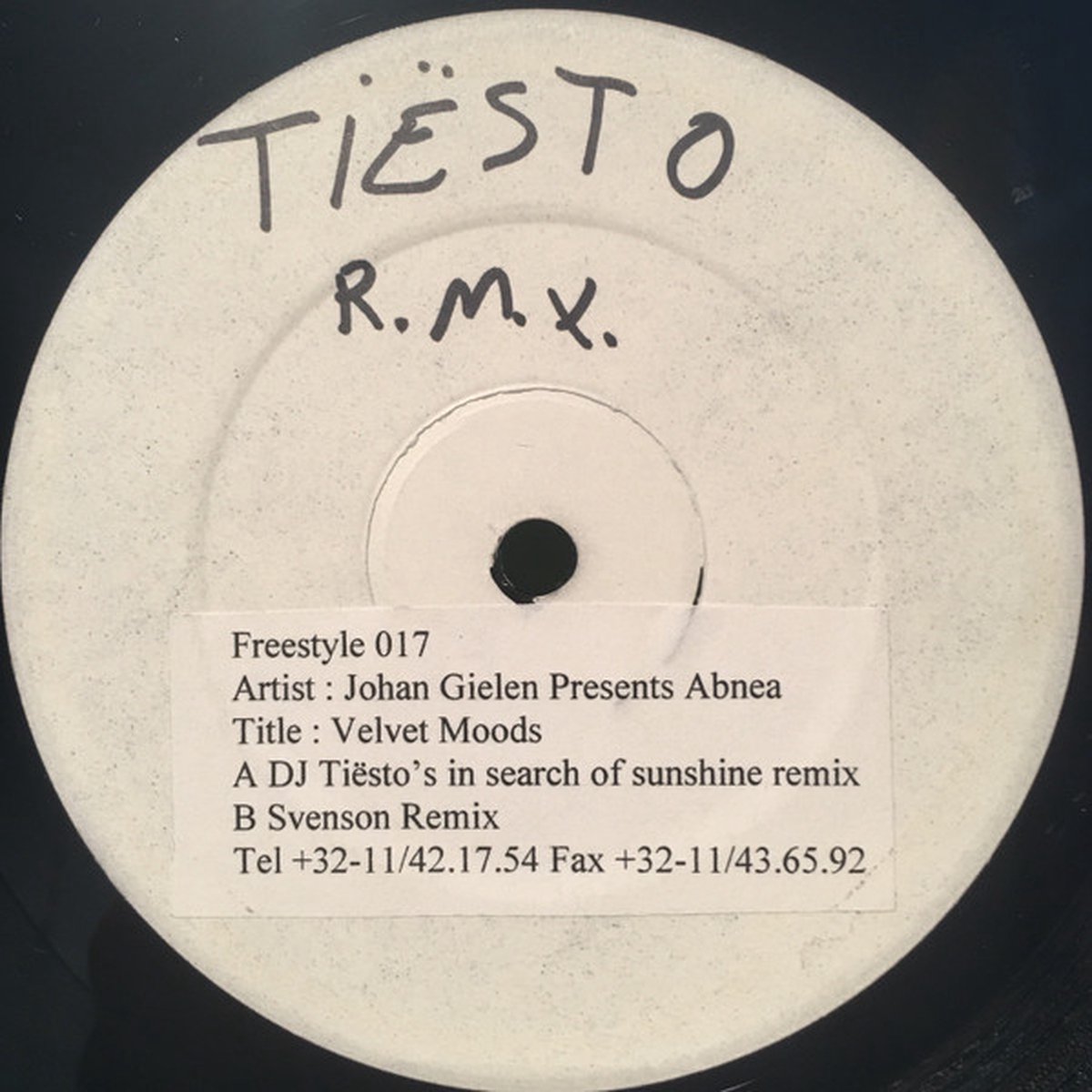 Velvet Moods (remixes) (promo), Johan Gielen Presents Abnea