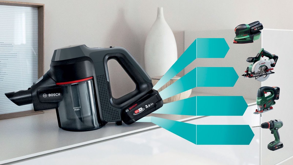 Bosch Unlimited 7 BCS711A - draadloze steelstofzuiger - grijs – foto 4