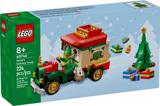 Foto: Lego 40746 santa s delivery truck bezorgtruck van de kerstman