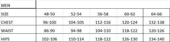 Habillage de l'homme Robin Hood Forest Robin Hood 56-58
