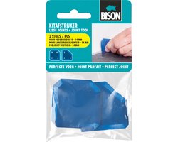 Bison Kitafstrijker, perfect hulpmiddel voor gladde kitvoegen, eenvoudig in gebruik, geschikt voor allerlei kitten, meerdere vormen o.a. voor gootstenen, baden, grote kitranden