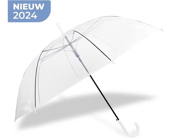 YE® Transparante Paraplu - Doorzichtig - Stevig - Ø 95 cm