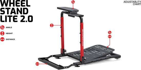 Next Level Racing Wheel Stand Lite 2.0 - Racestuur Standaard - Verstelbaar - Versnellingspookhouder van Next Level Racing — afbeelding 2