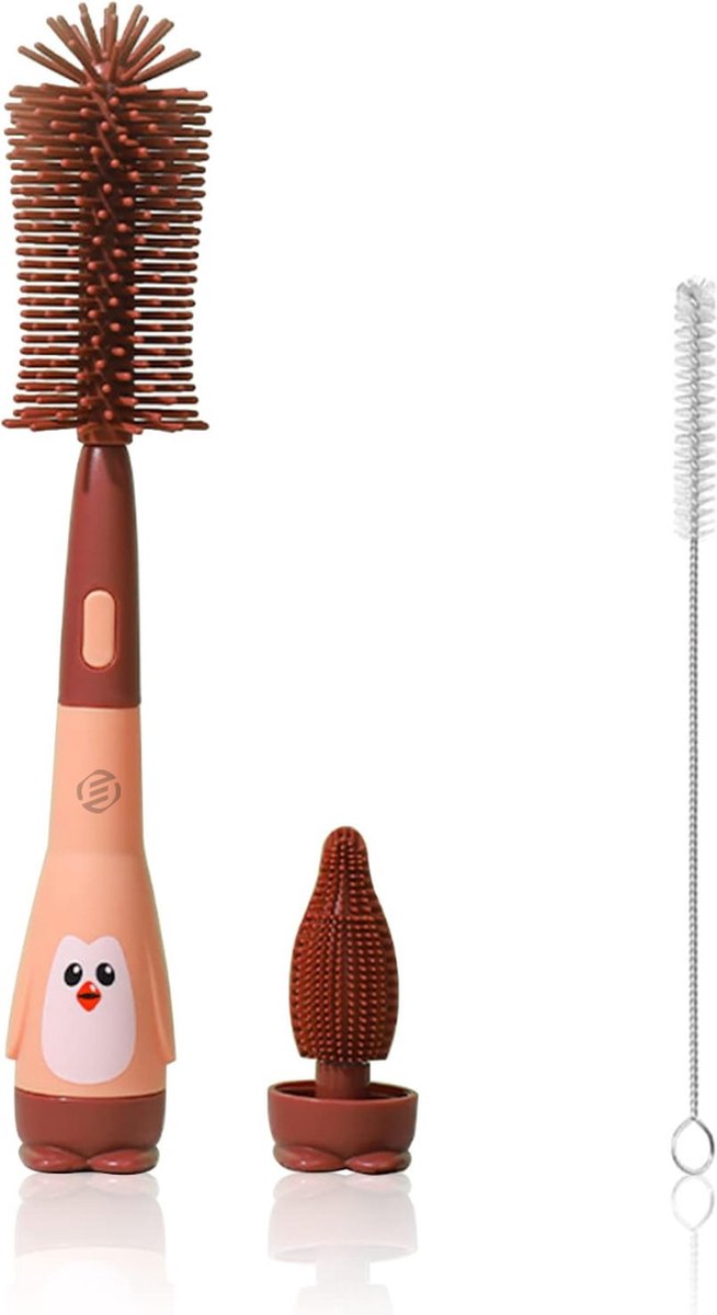 Goedkoopste Equivera Flessenborstel - Flessenborstel Baby - Flessenreiniger - Flessen Borstel - Flesvoedingaccessoires - Babyaccessoires