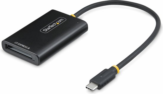 StarTech.com Lecteur de carte USB-C CFexpress Type B, USB 10 Gbit/s, lecteur de carte Compact Flash portable, adaptateur USB Type-C vers CF Express 2.0, fonctionne avec n'importe quel système d'exploitation