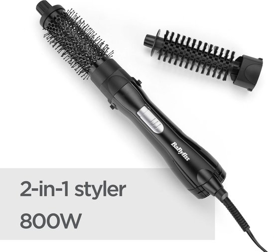 BaByliss Shape & Smooth Fohnborstel AS82E - 38mm Keramische borstel - 2 Temperatuurinstellingen [Airstyler]