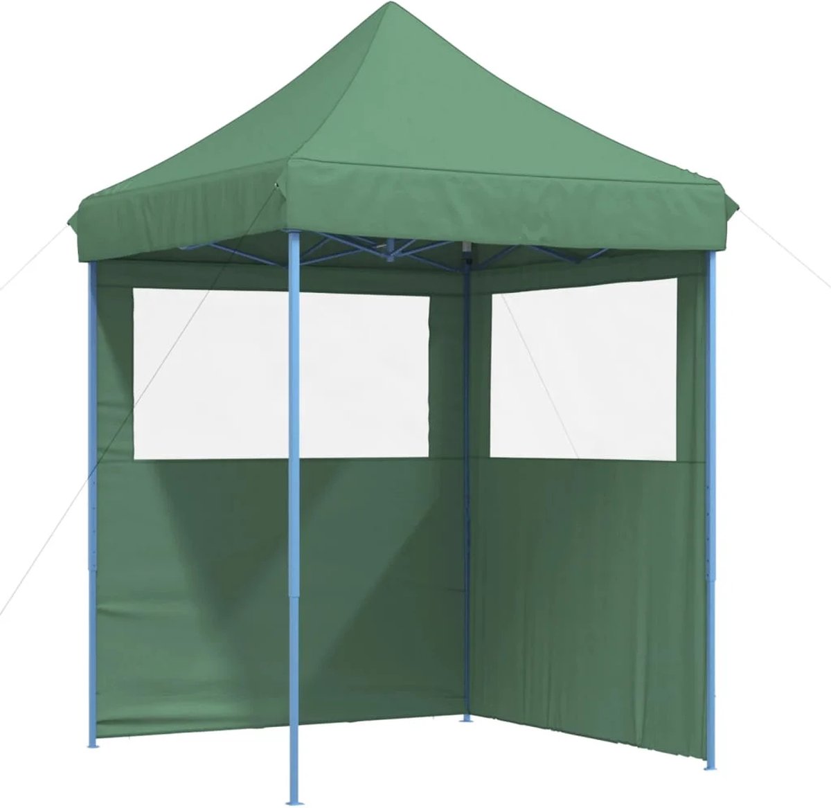 Partytent opvouwbaar - Paviljoen - 2x2 - Easy up - Waterdicht - met Zijwanden - Weerbestendig - Groen