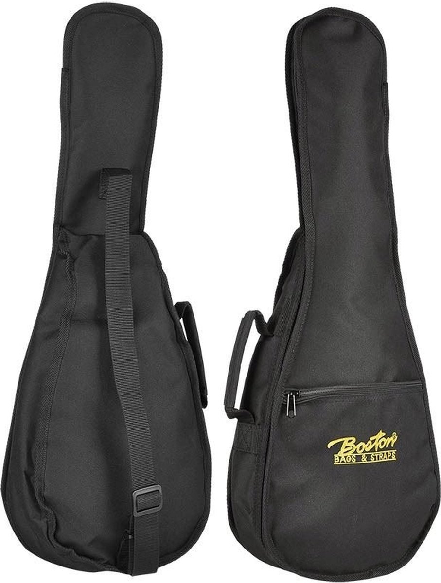 Boston UKB-06 Gigbag voor Bariton Ukelele – 6 mm Voering, Nylon, Zwart