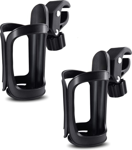 2 Porte-gobelets Universels KAILIKETIY - Pour Poussette, Vélo, Fauteuil Roulant