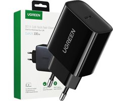 Ugreen - USB - Type C 20W Power Delivery wandlader zwart - (10191)