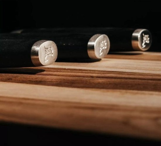 Couteau de chef Yaxell Taishi 20 cm - Artisanat japonais ultime et bois de hêtre Pakka Zwart - Approuvé par la FDA