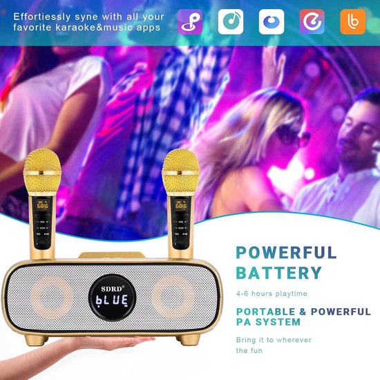 Video's over Wat is Zangmicrofoon met LED-lampen Karaoke Bluetooth Draadloze Microfoon voor 2, 3, 4, 5, 6 Jaar Oude Kinderen Video's over Wat is Zangmicrofoon met LED-lampen Karaoke Bluetooth Draadloze Microfoon voor 2, 3, 4, 5, 6 Jaar Oude Kinderen