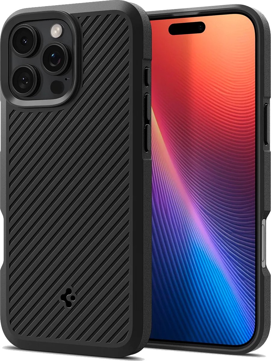 Spigen Hoesje geschikt voor iPhone 16 Pro - Core Armor - Zwart