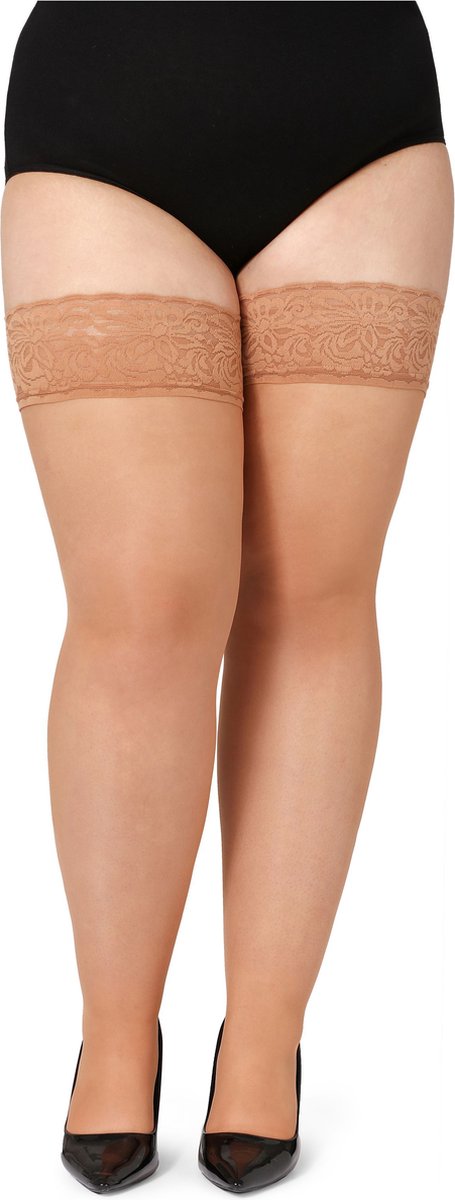 Bellivalini Dames Hold-Up Kousen - 20 Denier - licht glanzend - elastisch - Polyamide - BLV-GI-1126 - Amber
