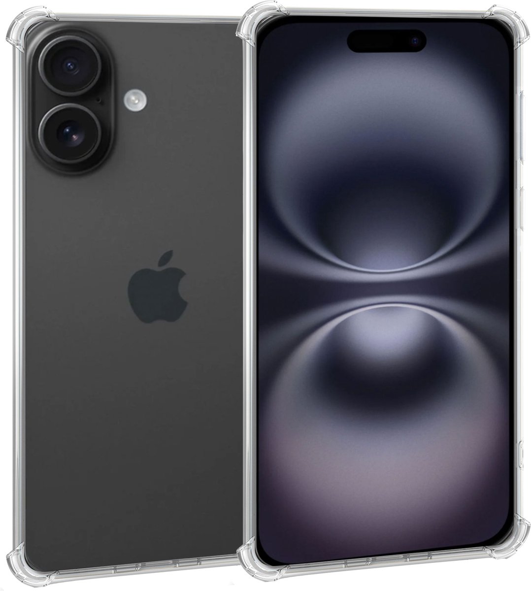 Geschikt voor Apple iPhone 16 - Hoesje - Shock Proof Case – Cover Transparant