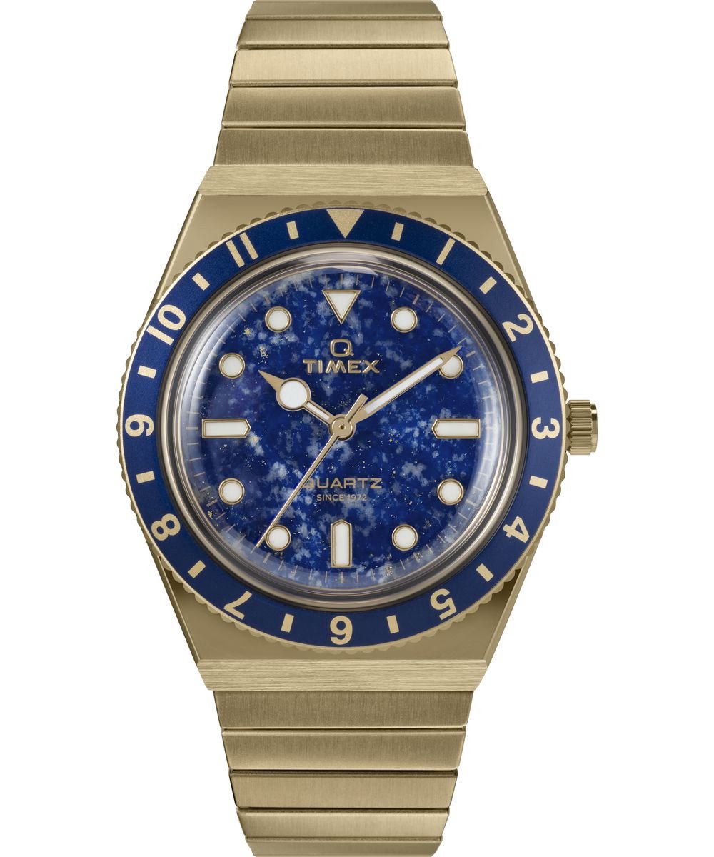 Timex Q Diver Inspiration TW2V92400 Horloge - Staal - Goudkleurig - Ø 36 mm