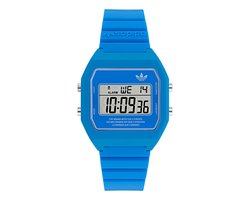Adidas Originals Digital Two AOST23559 Horloge - Kunststof - Blauw - Ø 36 mm