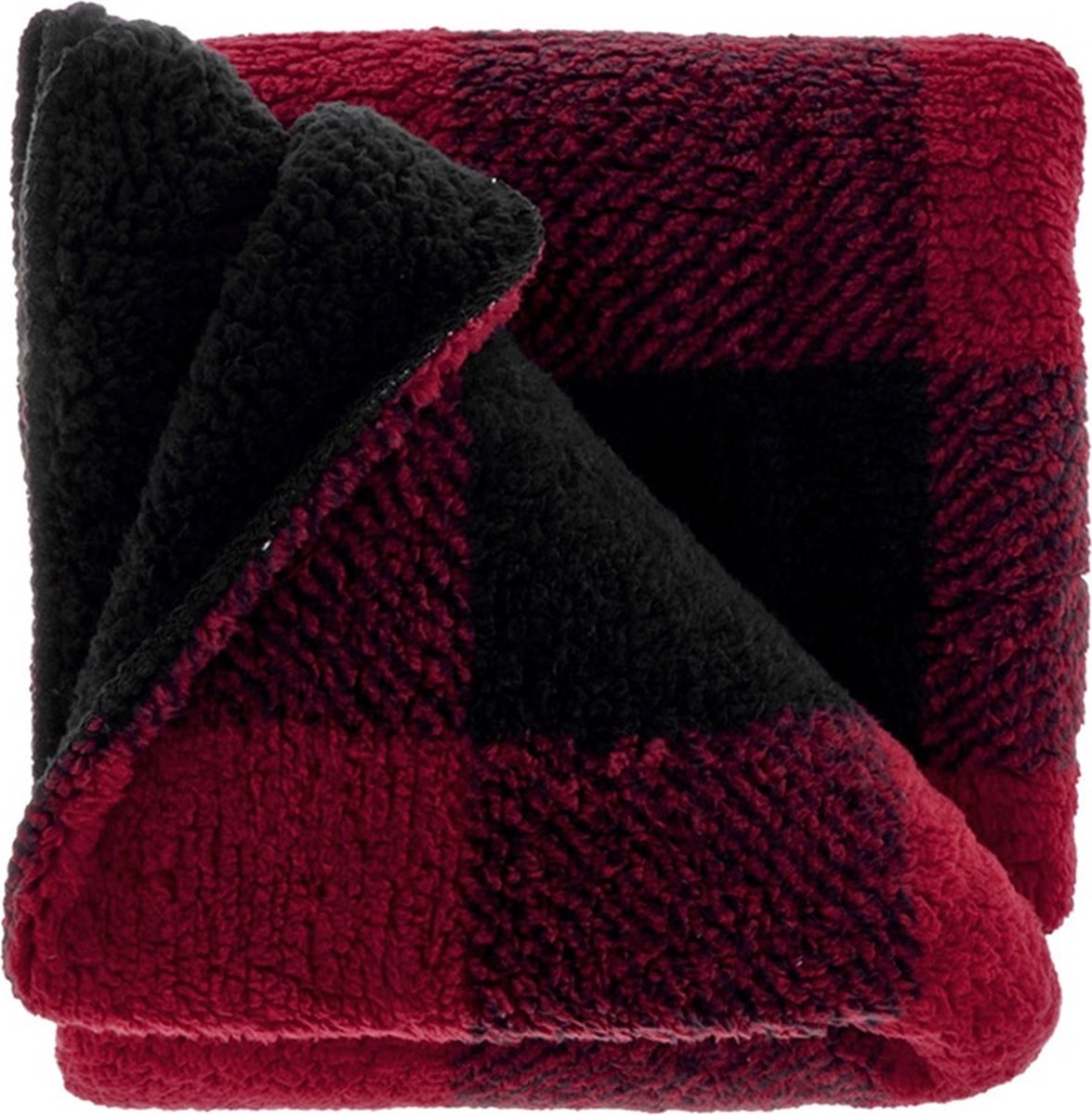 D- Unique Living | Plaid Jesper 150x200cm red