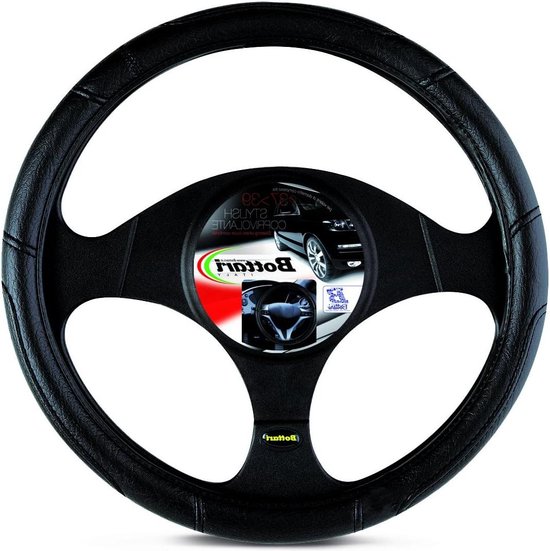 Lampa 32965 Skin-Cover, elastische stuurhoes van Skeentex - Zwart - S - 35/37 cm