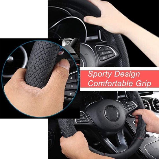 Stuurhoes Auto voor BMW X1 2 (II) F48 I 2015-2022,Microvezel Lederen
