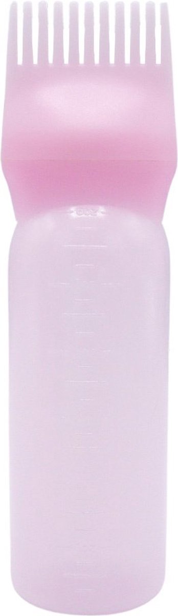 Boozyshop ® Haar olie applicator - Haargroei stimuleren - Geschikt voor Haarolie - Hair Oil Applicator - Applicatiefles - Roze