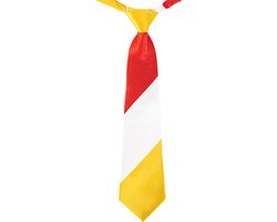 Stropdas - Das - Rood/Wit/Geel - Oeteldonk - Carnaval