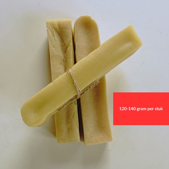 Yak kaas hondensnacks - hond - gedroogd - 100% natuurlijk (120-140 gram)