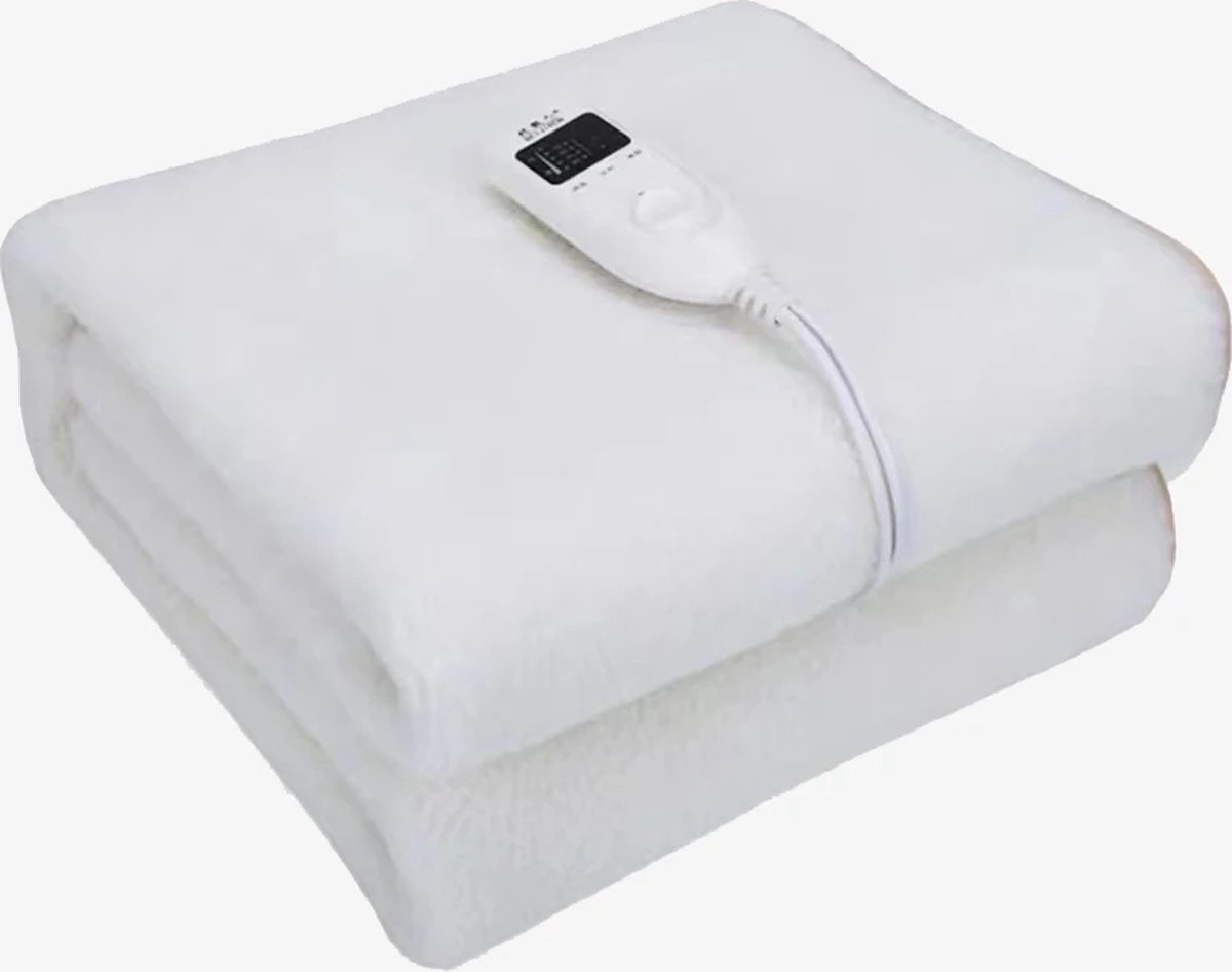Betaalbare Goederen® Elektrische Deken - 150x80 Cm - Electrische Deken 1 Persoons - Elektrische Knuffeldeken - Elektrische Dekens - Warmtedeken - Elektrisch Deken