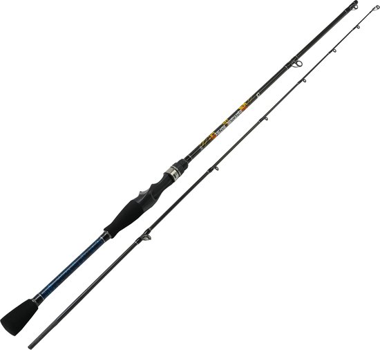 DLT Falcon Baitcaster - 2.10m - 60g - Roofvis Hengel - Zwart van DLT — afbeelding 3