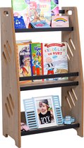 Industrial Living Boekenrek - Kinderboekenkast - Boekenrek Kinderkamer - Montessori - Hout