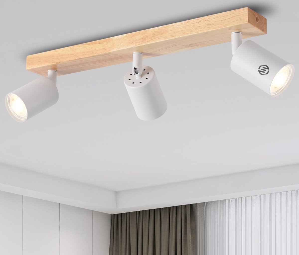 Equivera Plafonaire Lamp - Lamp - Plafond Lamp - Plafonnaire Lamp - Plafondlamp Wit