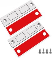Lot De 2 Loquets Magnétiques Pour Armoire, Fermetures