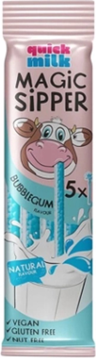 Quick Milk | Bubblegum | 20 x 5 stuks