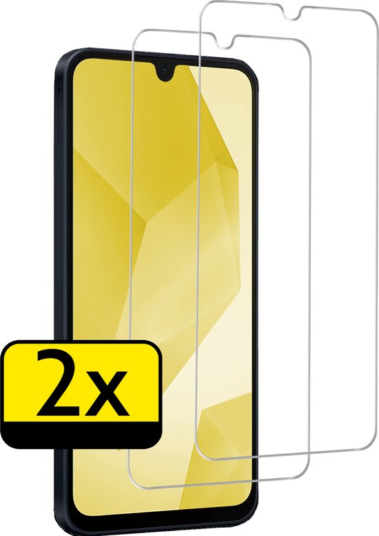 Protecteur d'écran - Convient pour - Samsung A16 - Protecteur d'écran en Glas trempé - Protecteur d'écran adapté pour Samsung Galaxy A16 Protecteur d'écran en Glas - 2 pièces