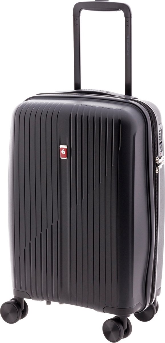 Gladiator Calypso Expandable Handbagage Koffer met TSA slot - 55 cm - 34/36 liter - Zwart