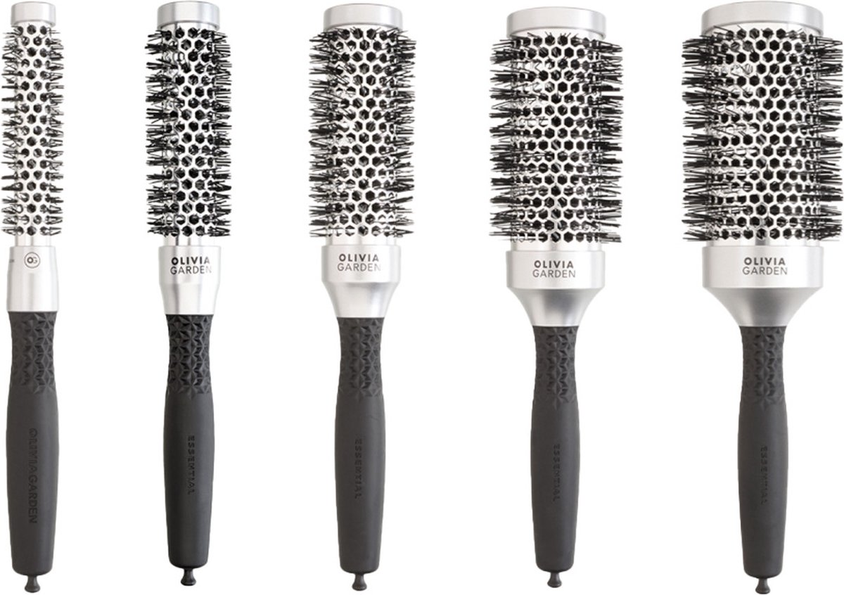 Olivia Garden Essential Blowout Classic Zilver Set