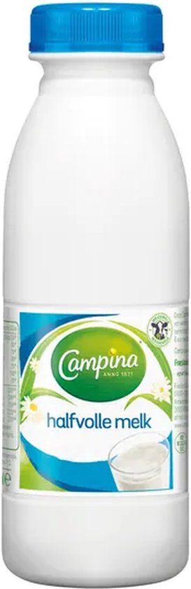 Campina halfvolle melk pet - 6 x 50 cl