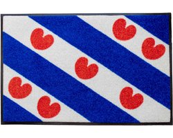 LogoMatz Deurmat Friesland 50cm x75cm - Wasbaar - Kleurecht