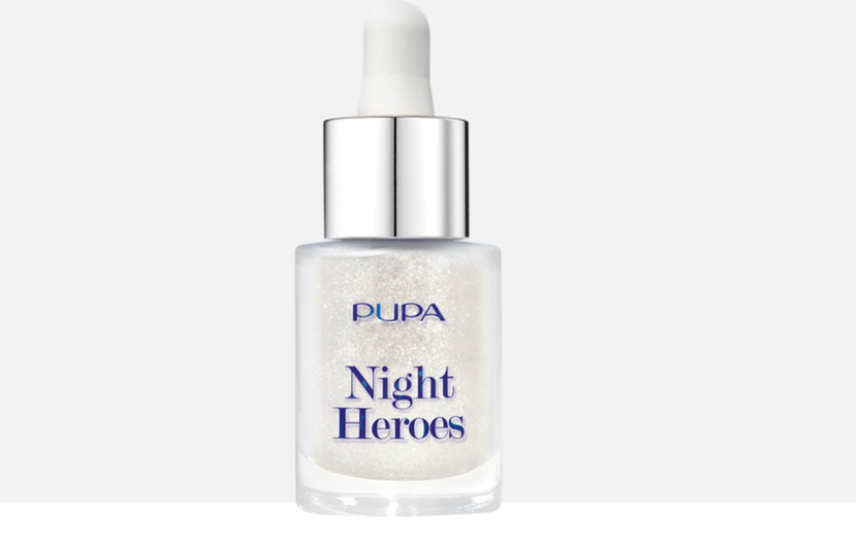 Goedkoopste Pupa Milano - Night Heroes Sparkling face and décollete drops - 15ml