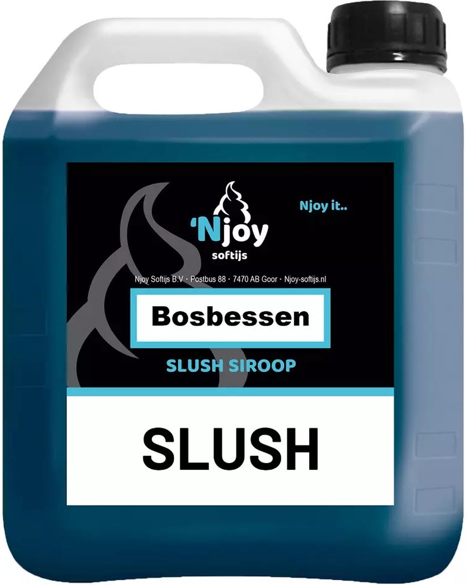 NJOY Slush Siroop Bosbessen - 5 liter