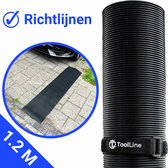 ToolLine® - Kabelmat 120 x 40 cm - Kabeldrempel - Kabelgoot buiten - Kabelmat rubber - Laadkabel mat - Beschermmat laadkabel - Laadkabel - Kabelbrug - rubber mat op rol - Voldoet aan de richtlijnen
