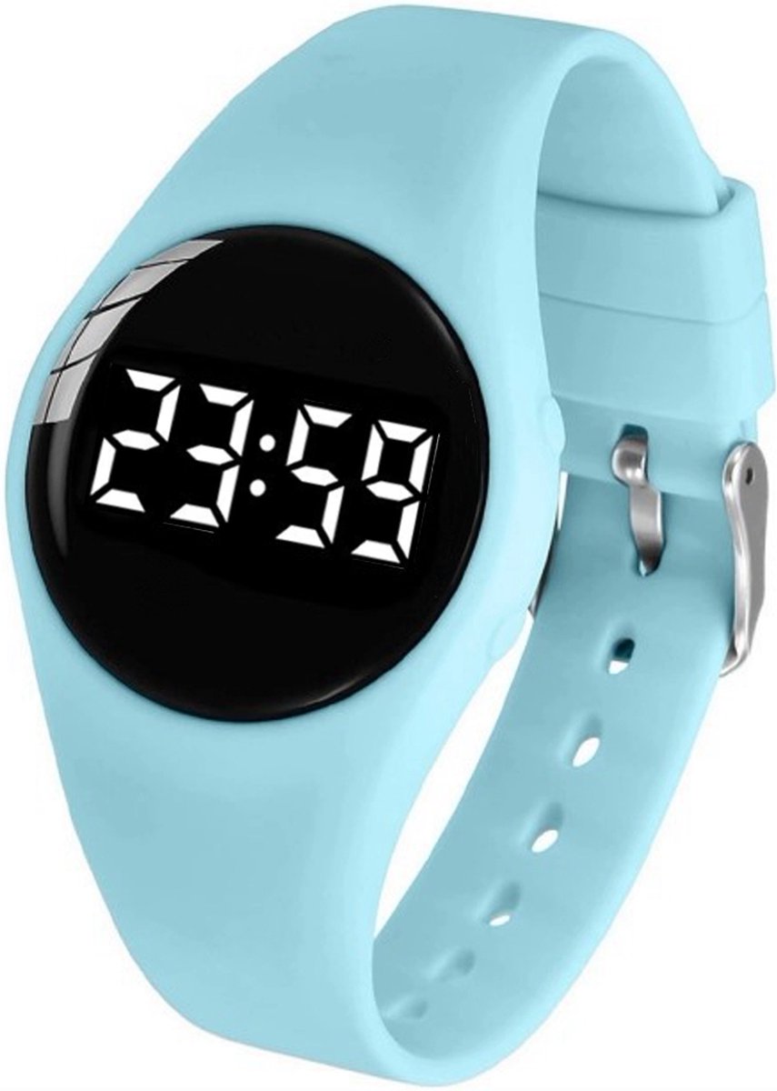 Goedkoopste Herinnerings/alarmhorloge voor medicatie of plaswekker -kinderen- ouderen- slechthorende- Parkinson- beginnende Dementie -USB oplaadbaar - countdown timer - 15 dagelijkse alarmen - rond - Zacht Blauw