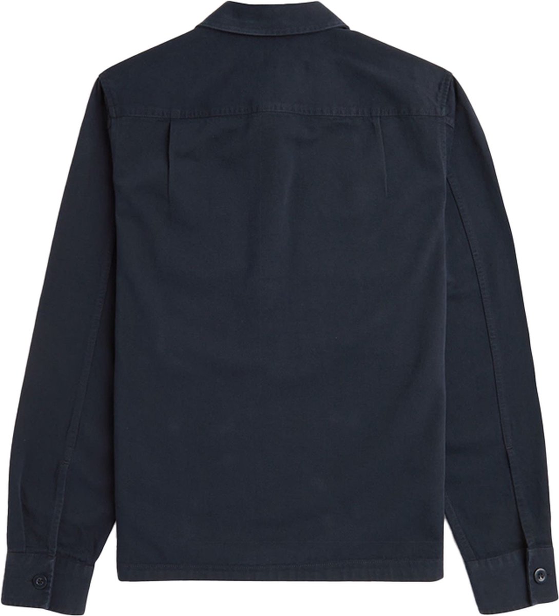 Fred Perry Twill Overshirt Blauw
